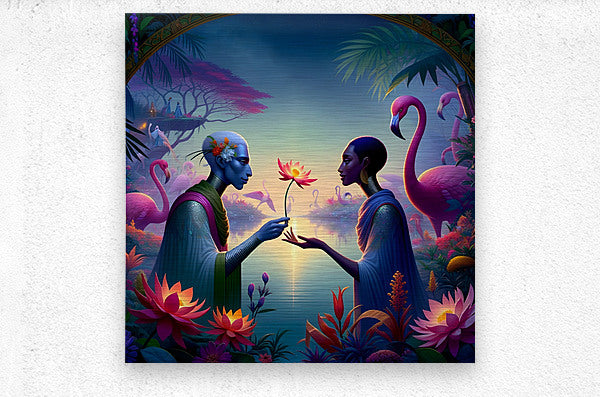 Brushed Metal Print