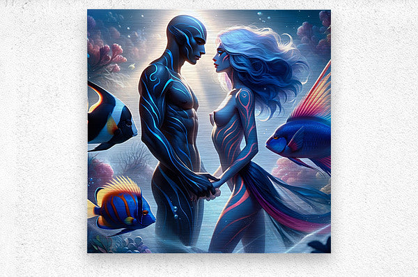 Brushed Metal Print